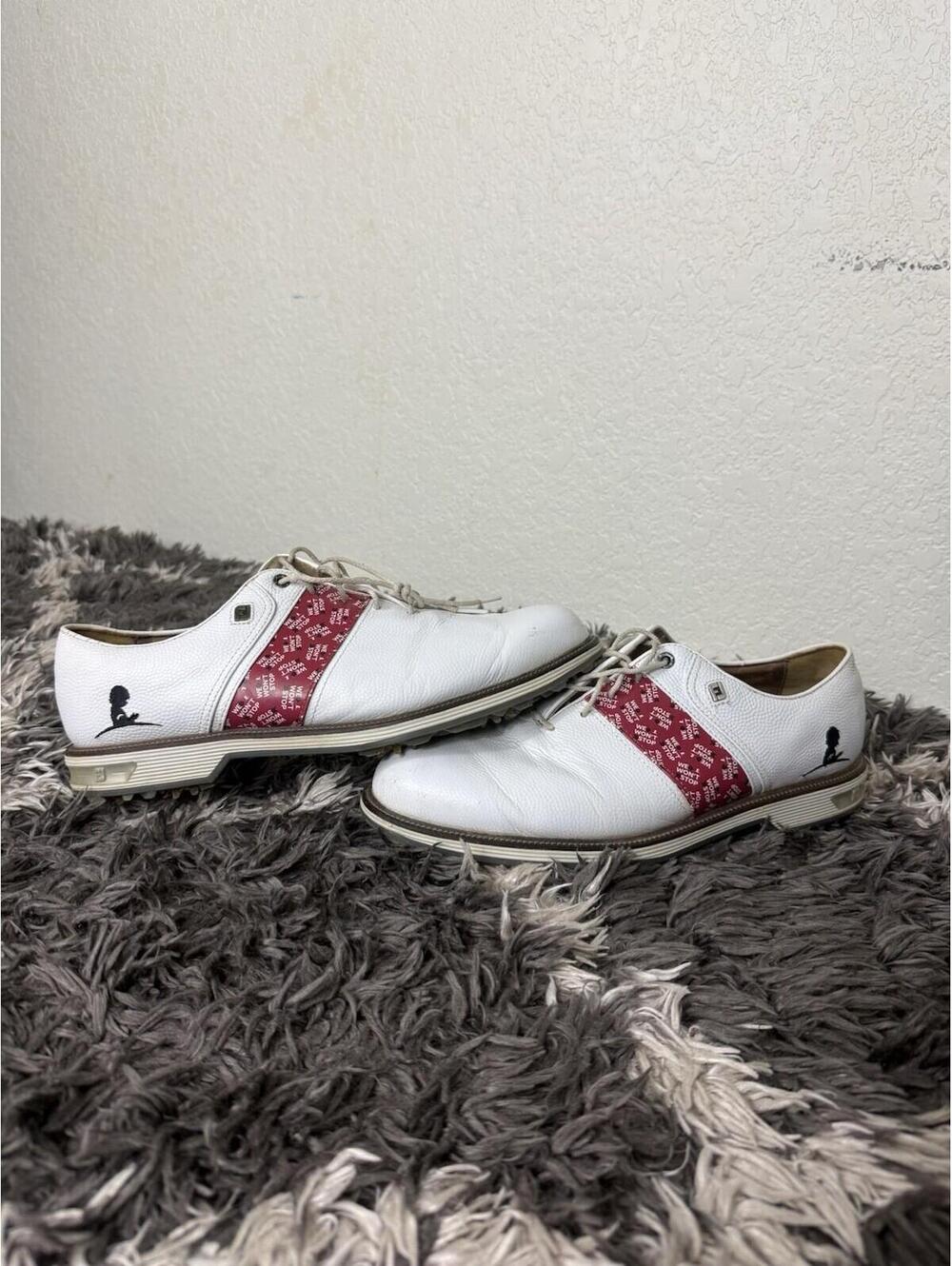 FootJoy MyJoys FedEx St Jude Invitational Golf Shoes Mens 11.5 White Leather WGC